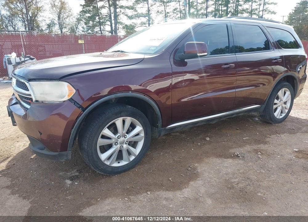 2012 DODGE DURANGO CREW VIN: 1C4RDHDG3CC320028