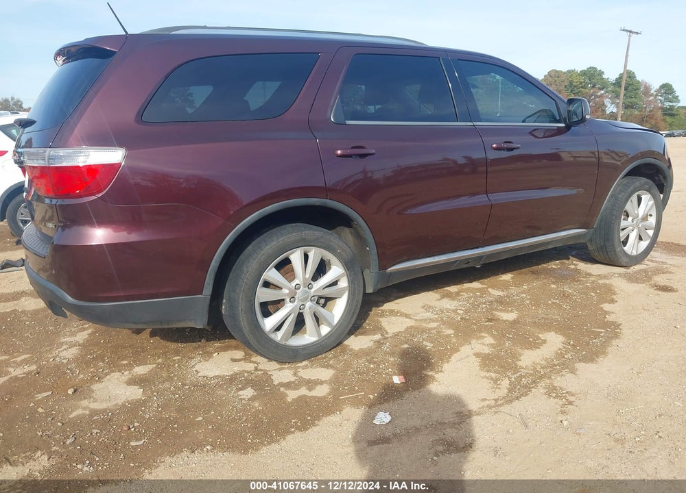 2012 DODGE DURANGO CREW VIN: 1C4RDHDG3CC320028