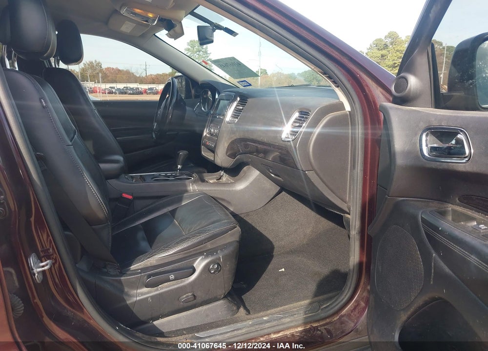 2012 DODGE DURANGO CREW VIN: 1C4RDHDG3CC320028