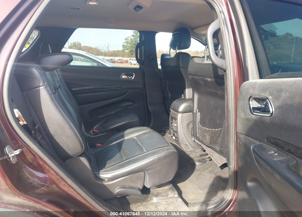 2012 DODGE DURANGO CREW VIN: 1C4RDHDG3CC320028