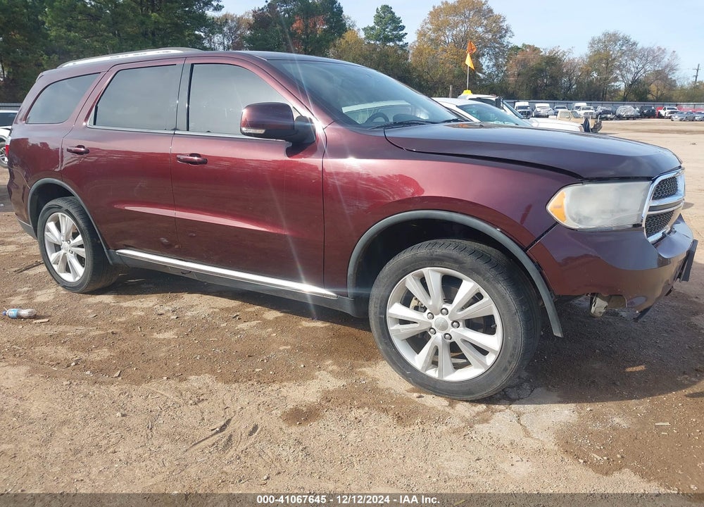 2012 DODGE DURANGO CREW VIN: 1C4RDHDG3CC320028