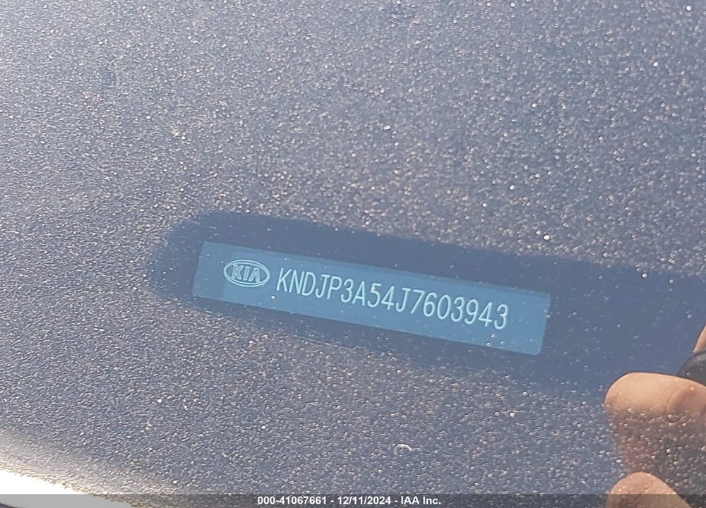 2018 KIA SOUL VIN: KNDJP3A54J7603943