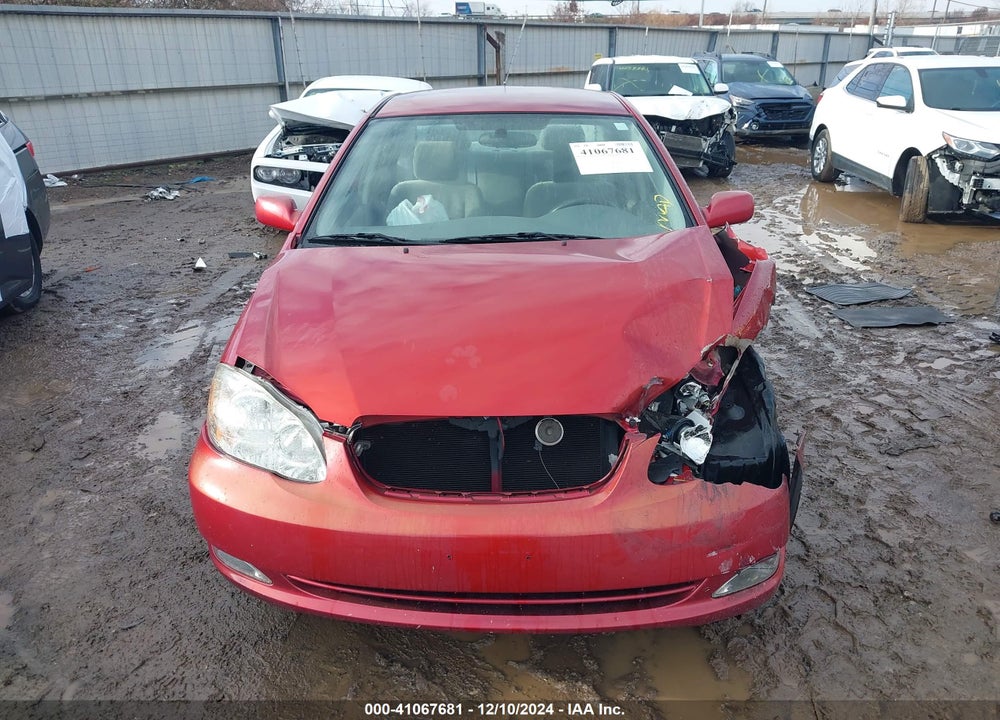 2006 TOYOTA COROLLA LE VIN: 2T1BR32E86C581755