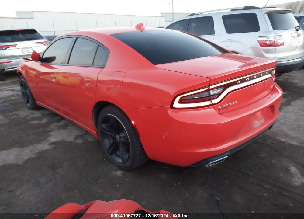 2017 DODGE CHARGER SXT RWD VIN: 2C3CDXHG0HH625389