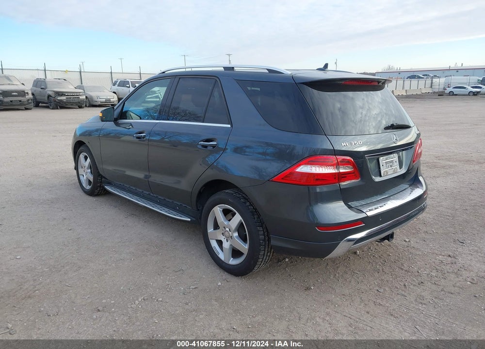 2014 MERCEDES-BENZ ML 350 4MATIC VIN: 4JGDA5HBXEA395464