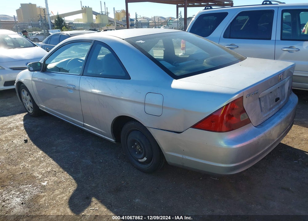 2001 HONDA CIVIC EX VIN: 1HGEM22961L016674