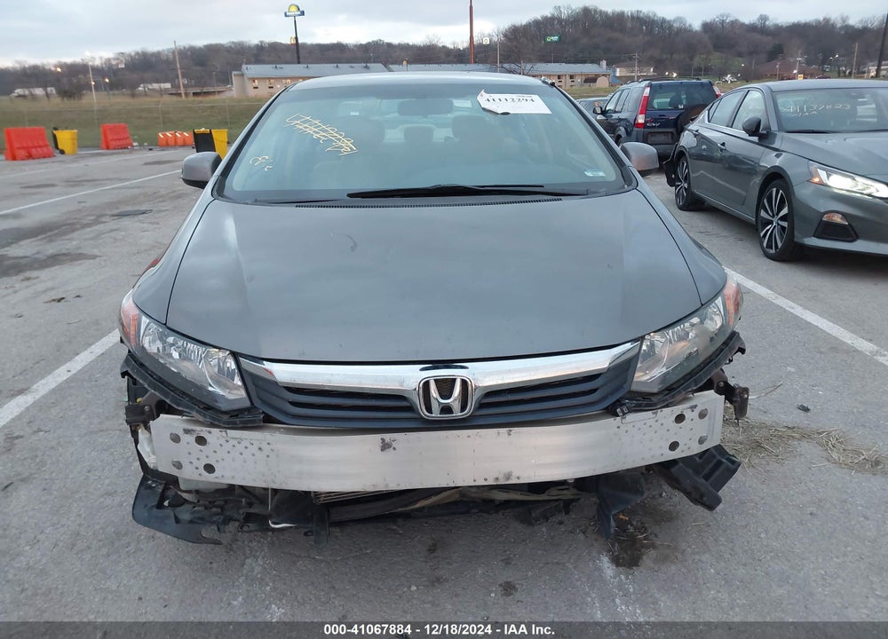2012 HONDA CIVIC VIN: 19XFB2F54CE108779