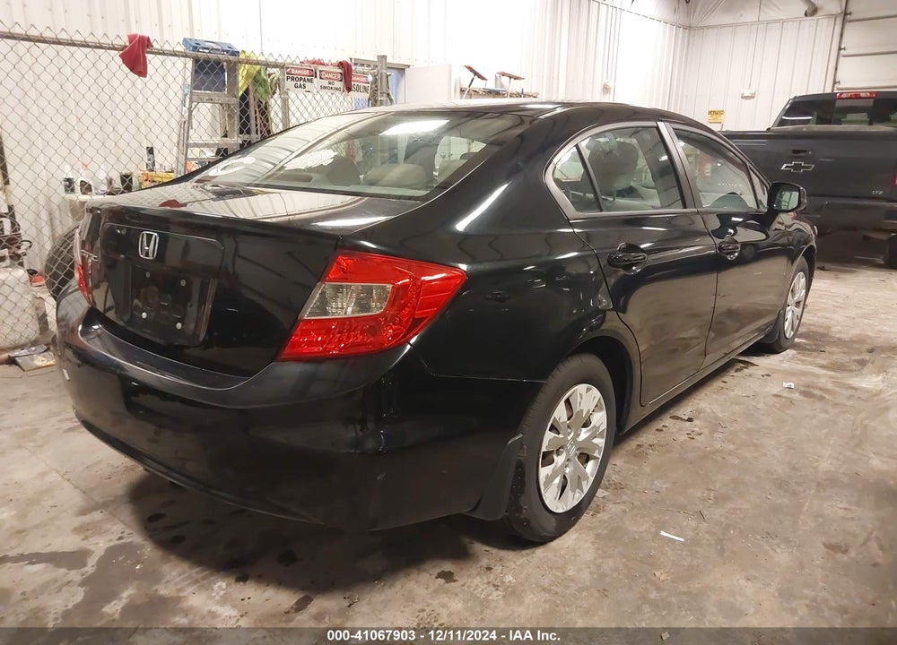 2012 HONDA CIVIC VIN: 19XFB2F50CE063405