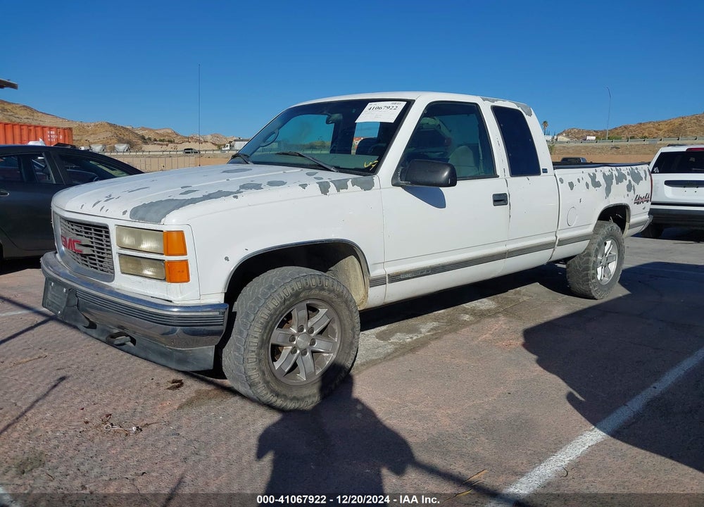 1997 GMC SIERRA 1500 SL WIDESIDE VIN: 2GTEK19R8V1500992