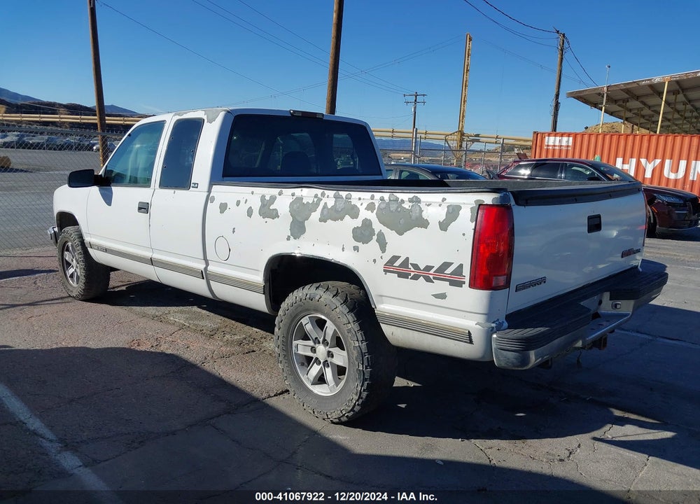1997 GMC SIERRA 1500 SL WIDESIDE VIN: 2GTEK19R8V1500992