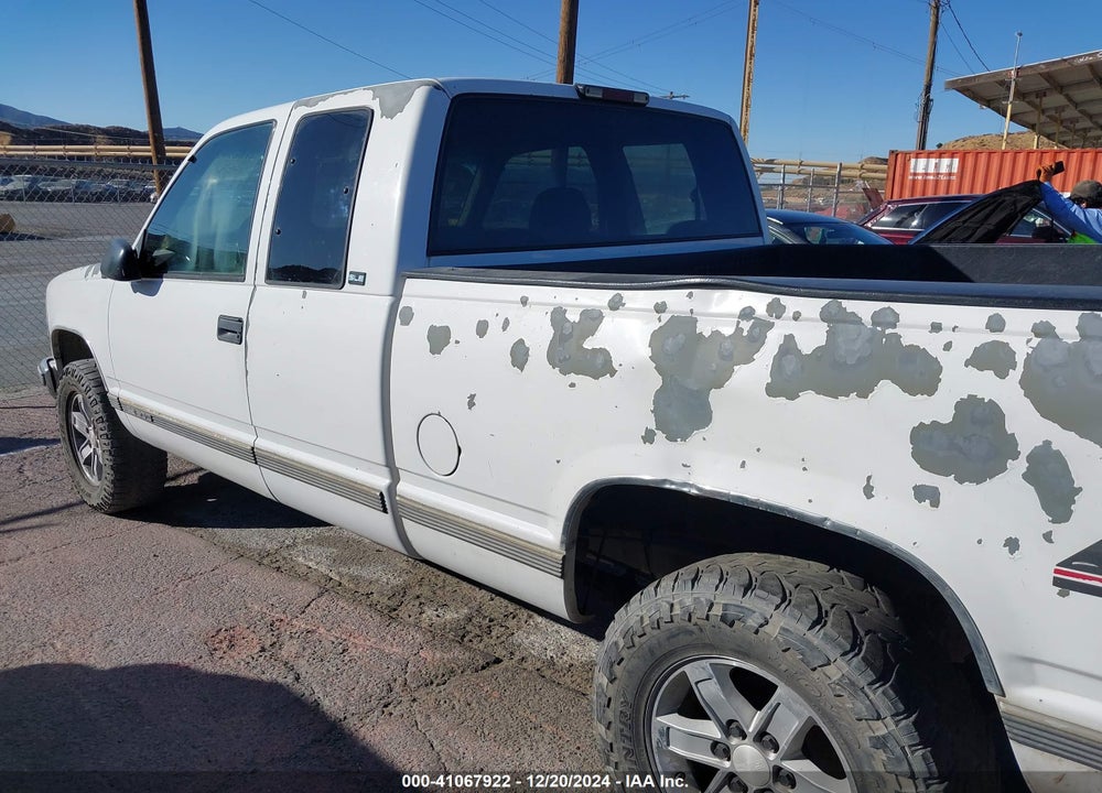 1997 GMC SIERRA 1500 SL WIDESIDE VIN: 2GTEK19R8V1500992