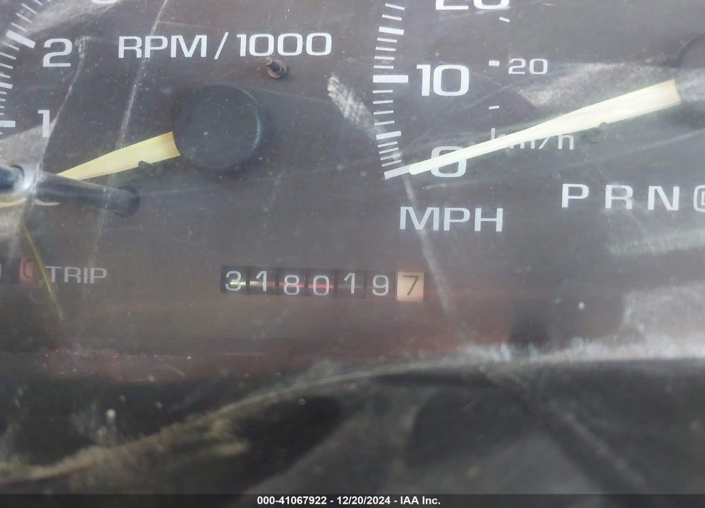 1997 GMC SIERRA 1500 SL WIDESIDE VIN: 2GTEK19R8V1500992