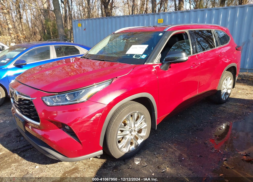 2022 TOYOTA HIGHLANDER LIMITED VIN: 5TDDZRBH2NS185168