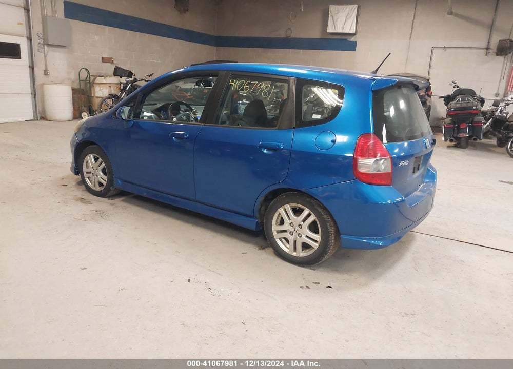 2008 HONDA FIT SPORT VIN: JHMGD38628S045811