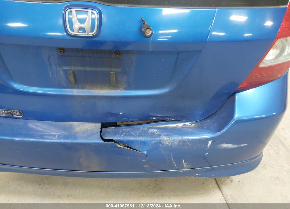 2008 HONDA FIT SPORT VIN: JHMGD38628S045811