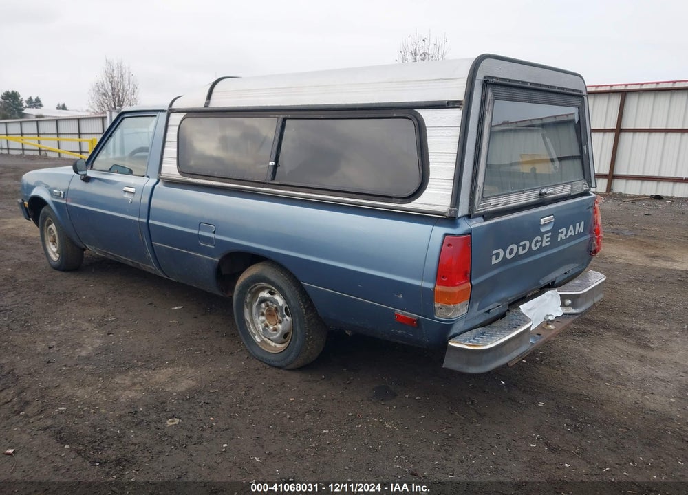 1986 DODGE D50 CUSTOM VIN: JB7FP24D0GP007479