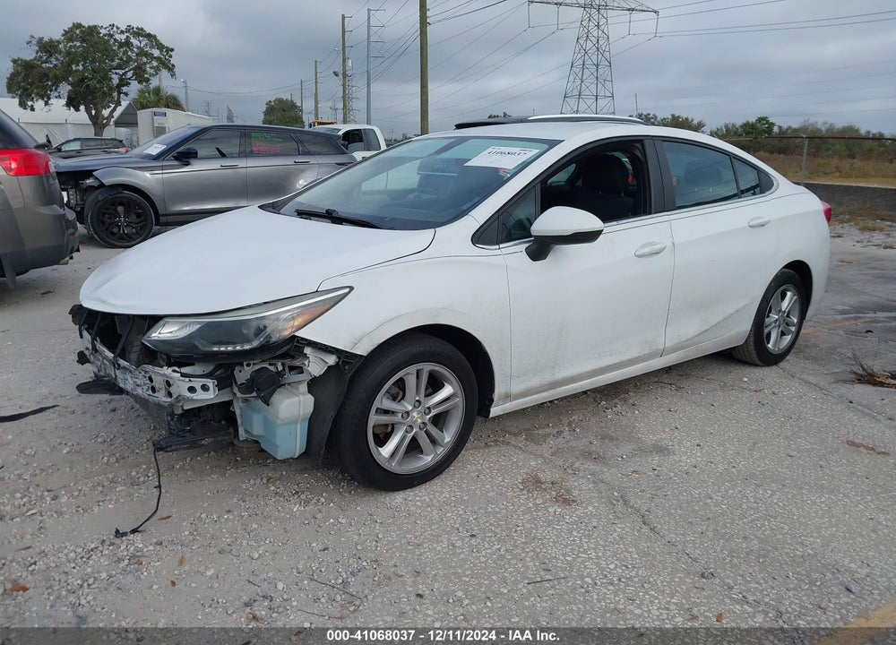 2016 CHEVROLET CRUZE LT AUTO VIN: 1G1BE5SM2G7282885