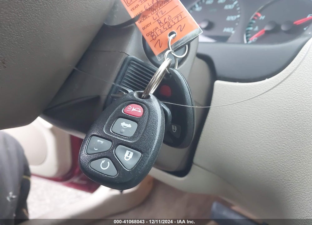 2008 CHEVROLET IMPALA LTZ VIN: 2G1WU583481258377