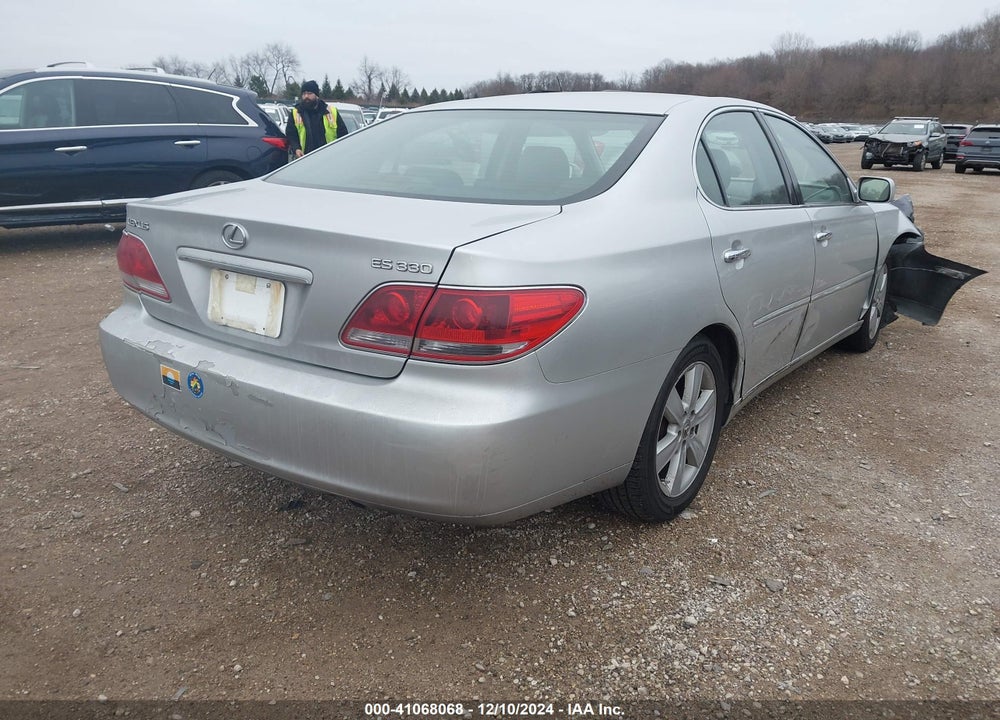 2005 LEXUS ES 330 VIN: JTHBA30G755105731