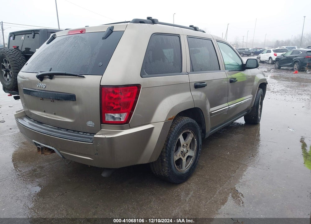 2005 JEEP GRAND CHEROKEE LAREDO VIN: 1J8HR48N75C696631