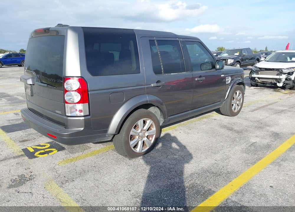 2013 LAND ROVER LR4 VIN: SALAK2D4XDA695037