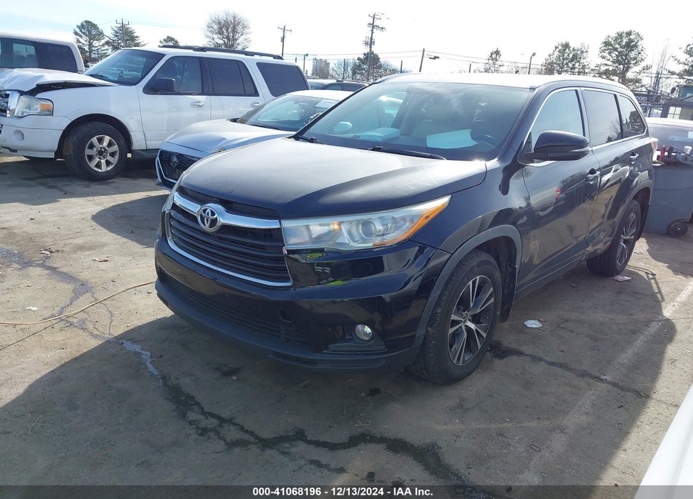 2016 TOYOTA HIGHLANDER XLE V6 VIN: 5TDJKRFH0GS283670
