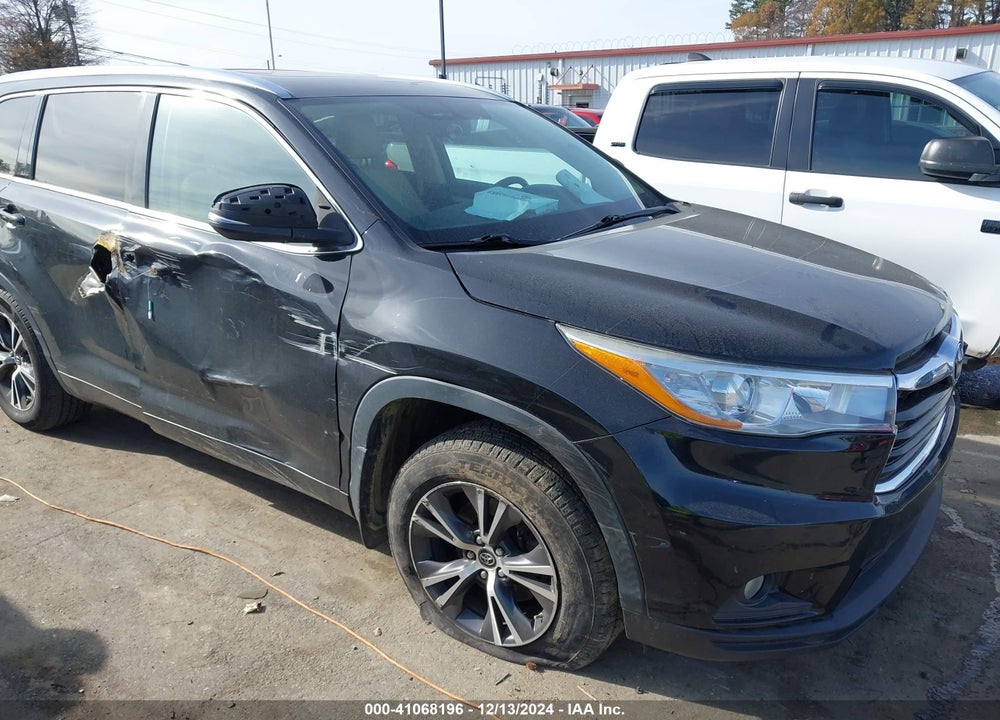 2016 TOYOTA HIGHLANDER XLE V6 VIN: 5TDJKRFH0GS283670