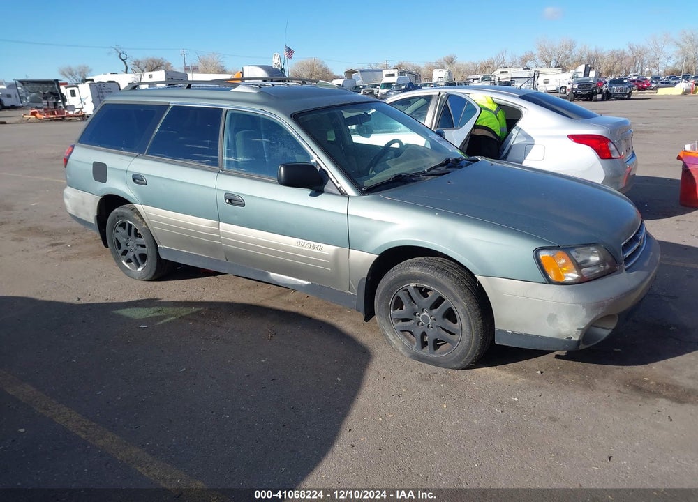 2001 SUBARU OUTBACK VIN: 4S3BH675017671201