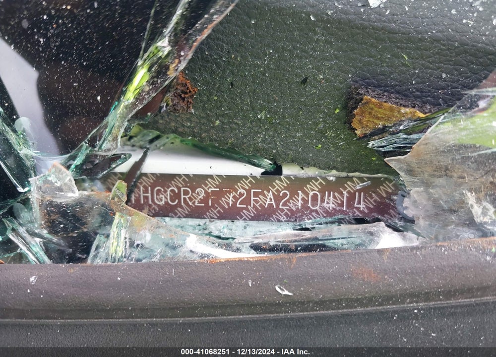 2015 HONDA ACCORD VIN: 1HGCR2F72FA210414