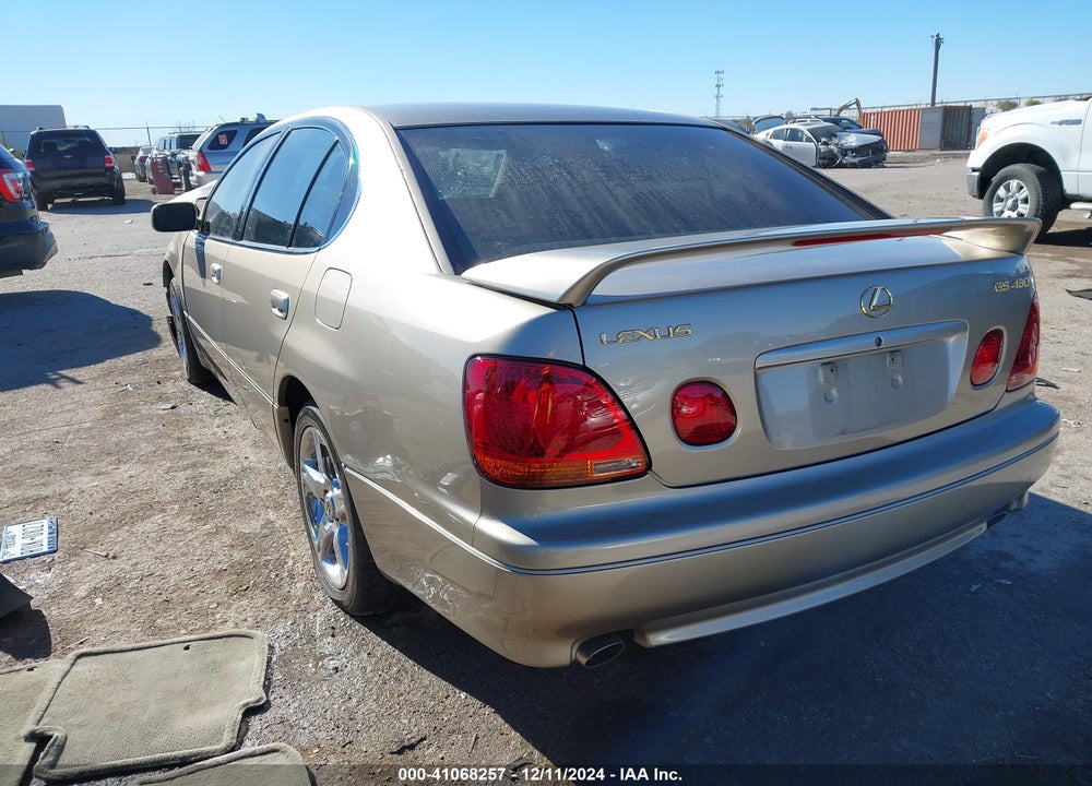 2001 LEXUS GS 430 VIN: JT8BL69S710004103