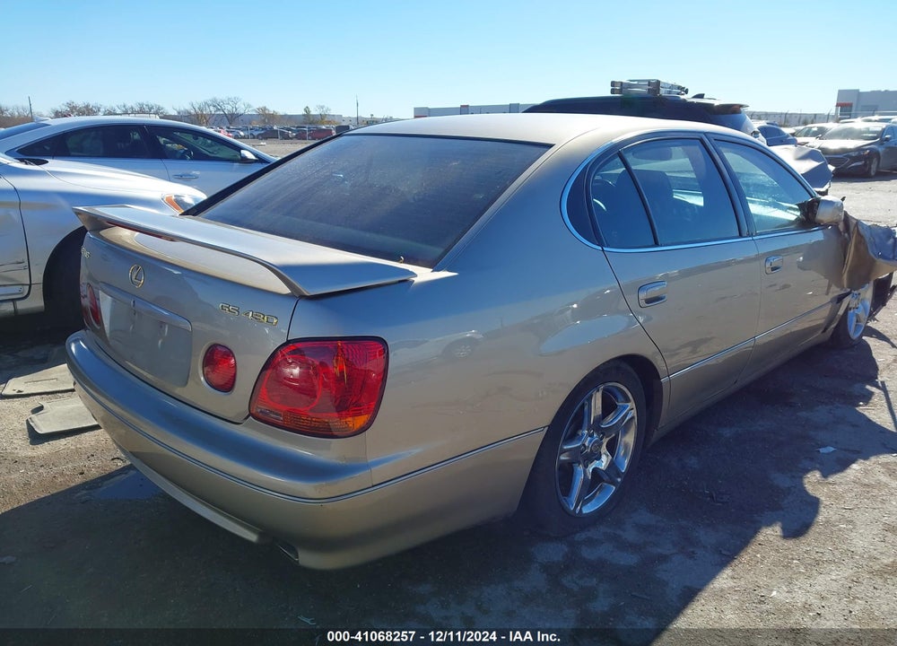 2001 LEXUS GS 430 VIN: JT8BL69S710004103