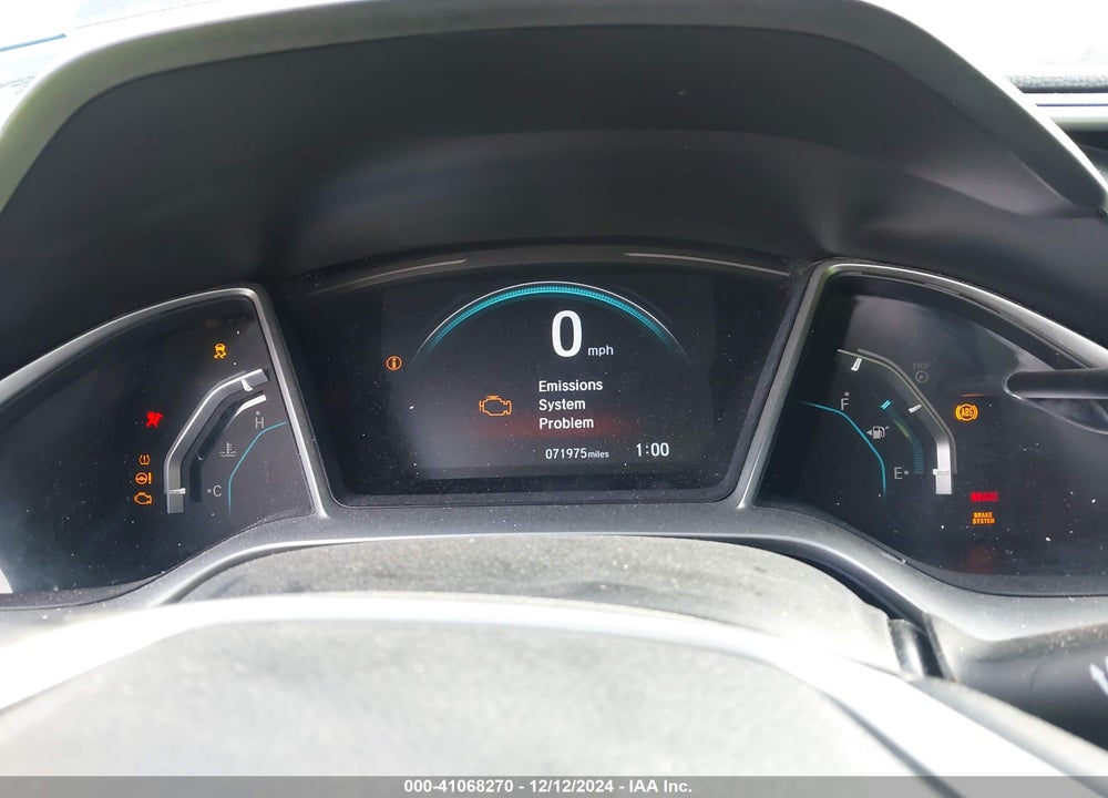 2019 HONDA CIVIC EX VIN: 19XFC1F31KE214692