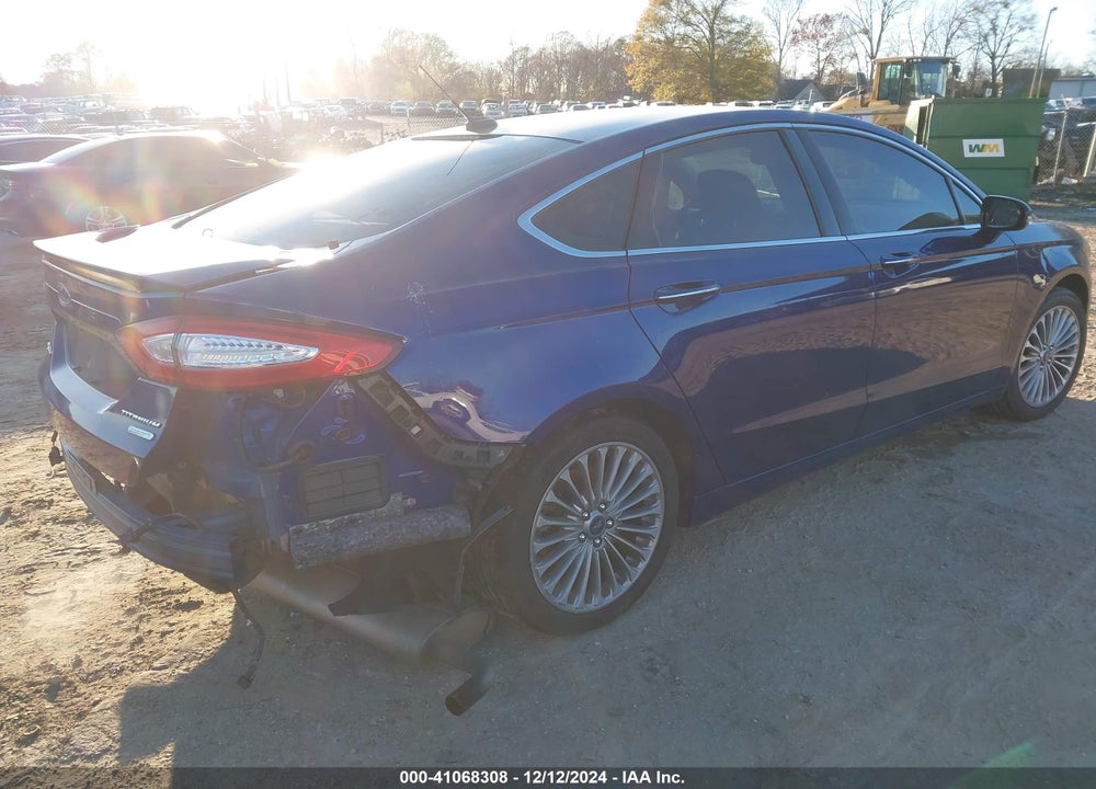 2013 FORD FUSION TITANIUM VIN: 3FA6P0K95DR110586