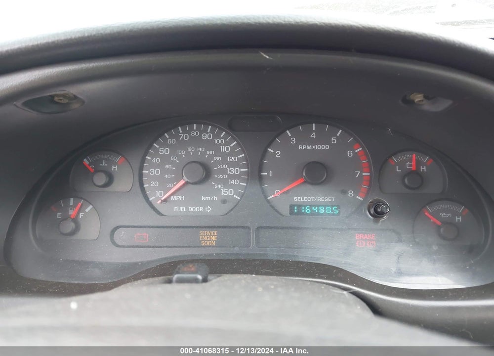 2000 FORD MUSTANG GT VIN: 1FAFP42XXYF295422