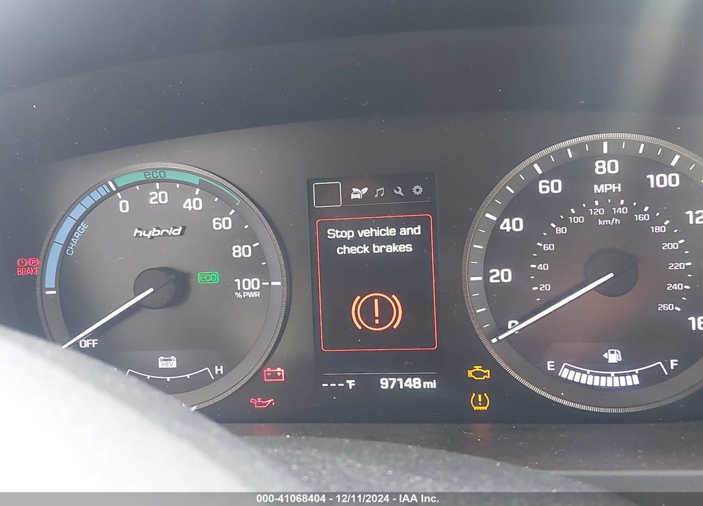 2017 HYUNDAI SONATA HYBRID VIN: KMHE34L13HA044732