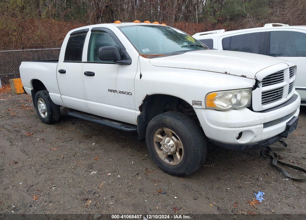2003 DODGE RAM 2500 SLT/LARAMIE/ST VIN: 3D7KU28D93G844978