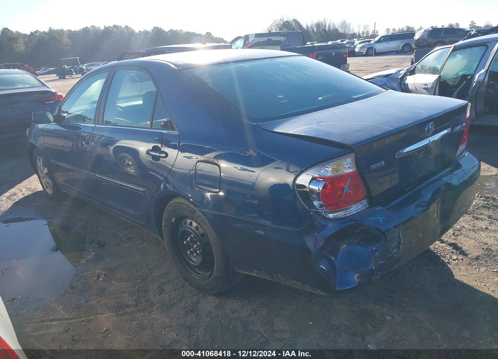 2006 TOYOTA CAMRY XLE VIN: 4T1BE30K46U148744