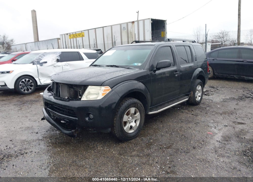 2010 NISSAN PATHFINDER S VIN: 5N1AR1NB5AC605010