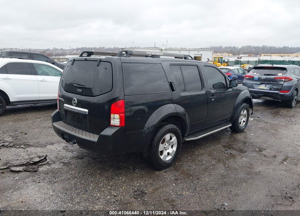 2010 NISSAN PATHFINDER S VIN: 5N1AR1NB5AC605010