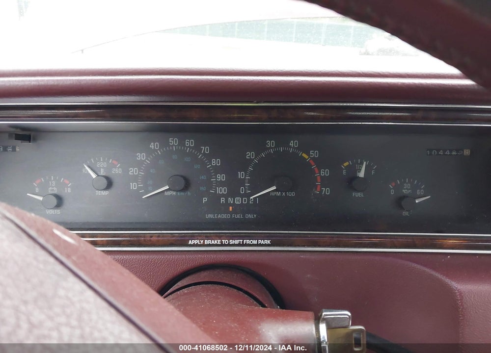 1992 BUICK ROADMASTER LIMITED VIN: 1G4BT5378NR447891