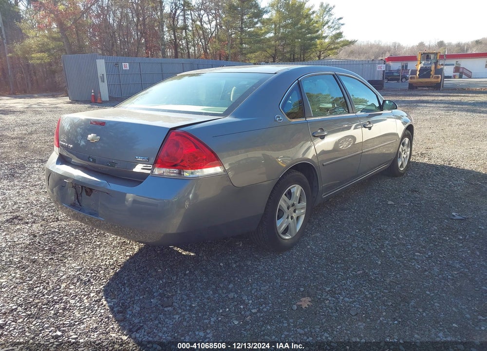 2007 CHEVROLET IMPALA LS VIN: 2G1WB58K379129365