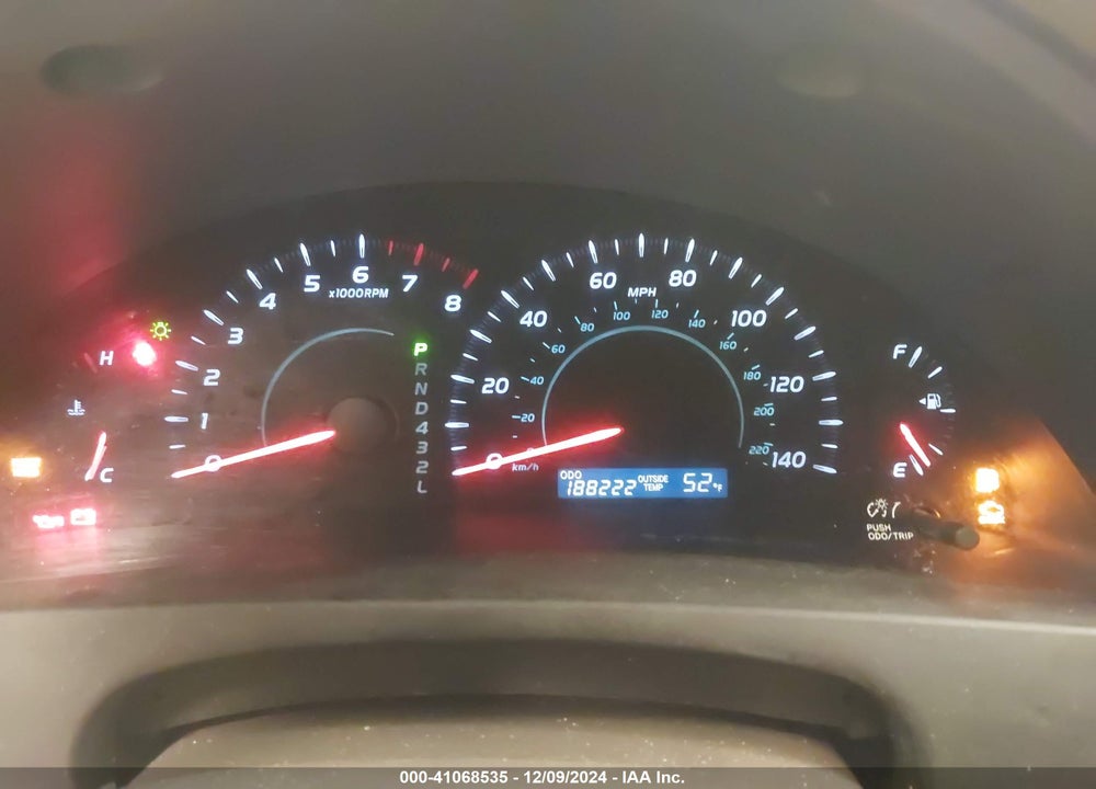 2009 TOYOTA CAMRY VIN: 4T1BE46K29U287577