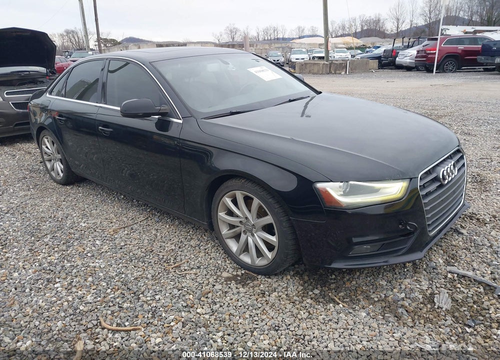 2013 AUDI A4 2.0T PREMIUM VIN: WAUFFAFL8DN014296