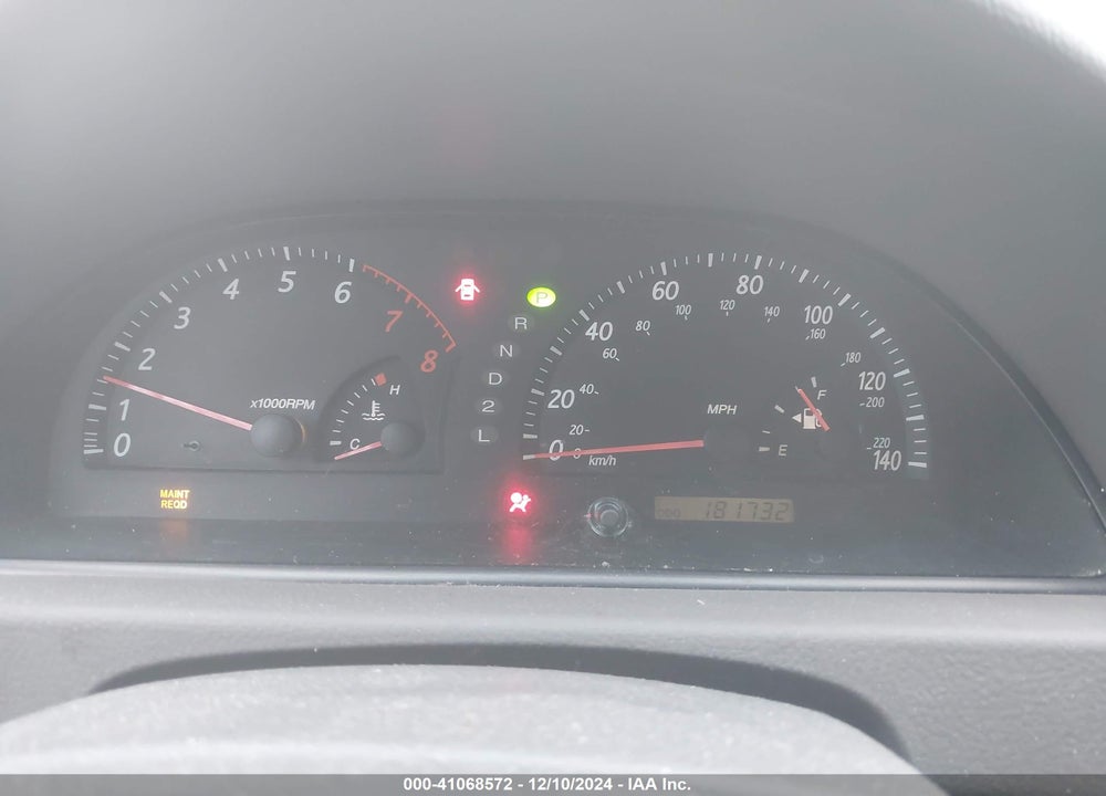 2004 TOYOTA CAMRY LE VIN: 4T1BE32K74U302793