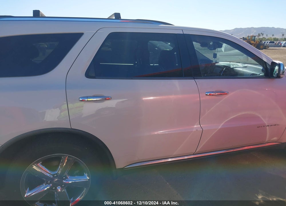 2012 DODGE DURANGO CITADEL VIN: 1C4SDHET4CC130381