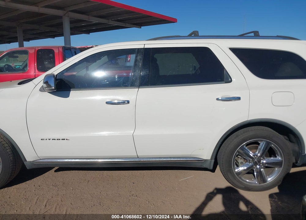 2012 DODGE DURANGO CITADEL VIN: 1C4SDHET4CC130381