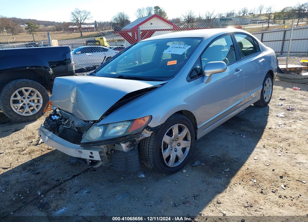 2008 HONDA CIVIC LX VIN: 1HGFA165X8L063361