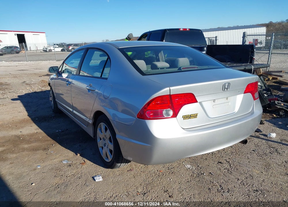 2008 HONDA CIVIC LX VIN: 1HGFA165X8L063361