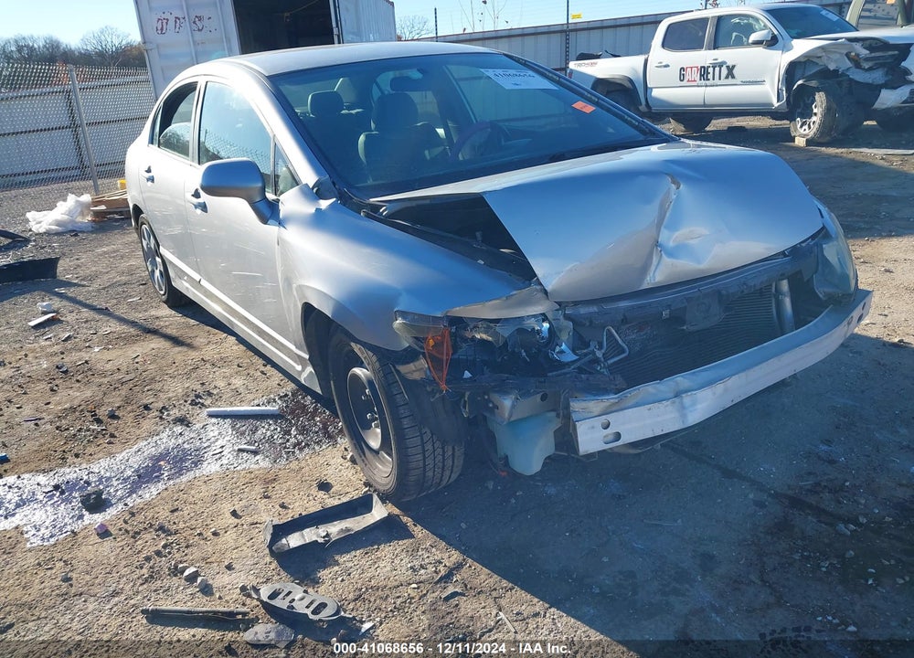 2008 HONDA CIVIC LX VIN: 1HGFA165X8L063361