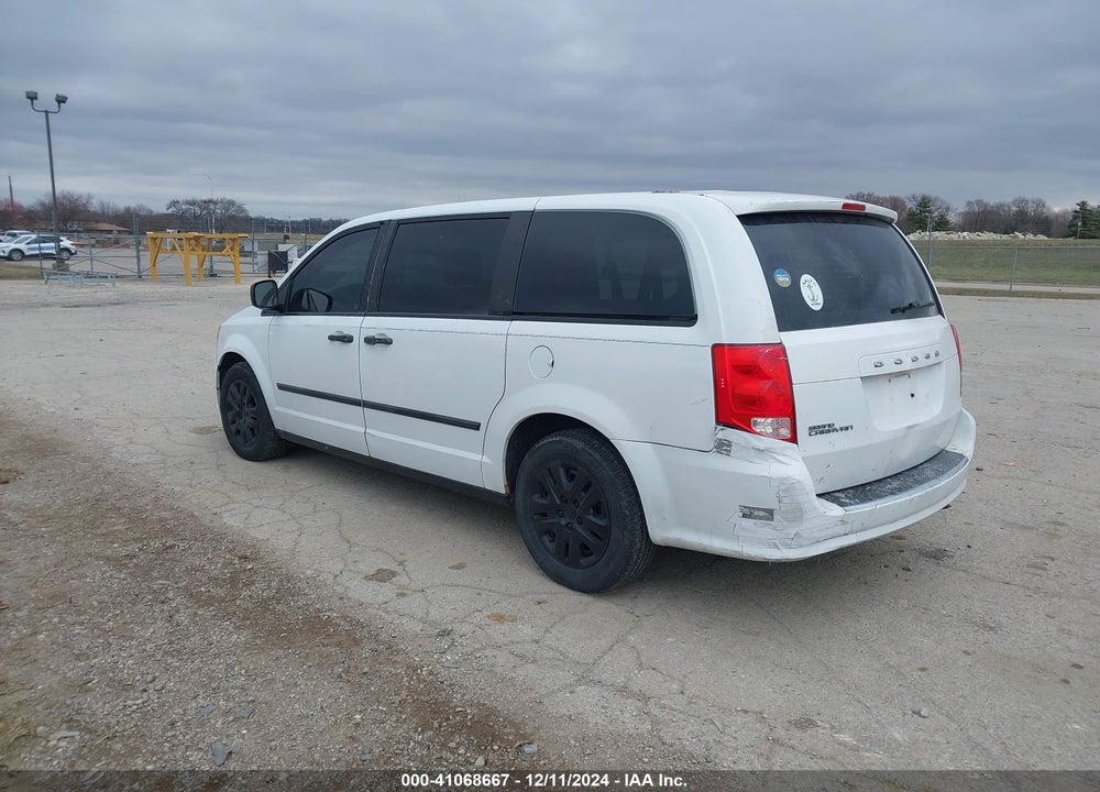 2014 DODGE GRAND CARAVAN AMERICAN VALUE PKG VIN: 2C4RDGBGXER249367